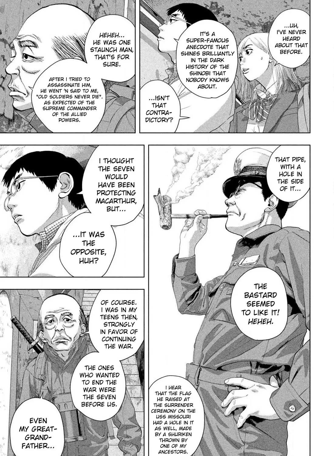 Under Ninja Zinmanga X Chapter 128 Page 9