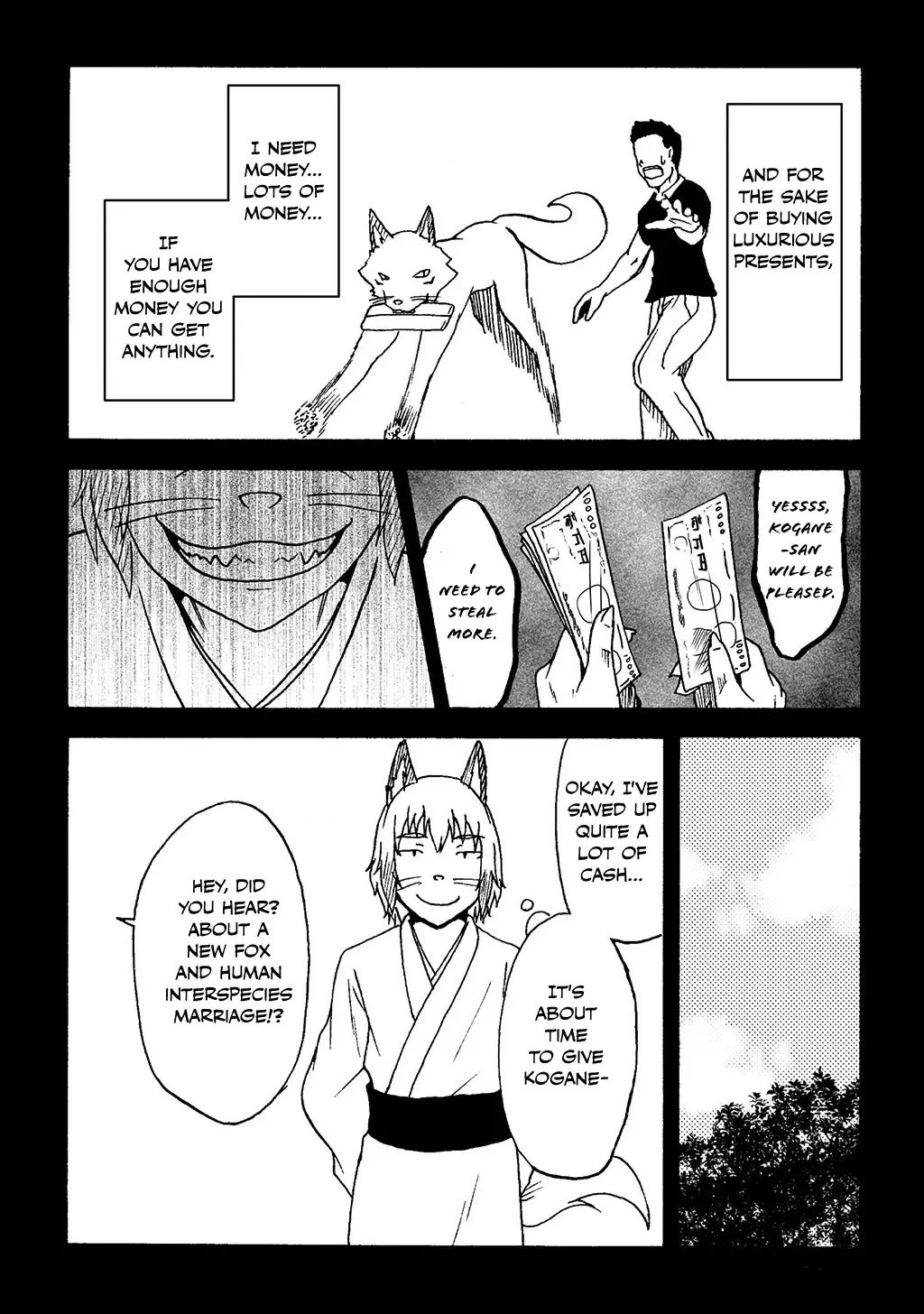 Totsugi Okureta Kitsune ga Yome ni Kuru Hanashi Zinmanga X Chapter 35 Page 4