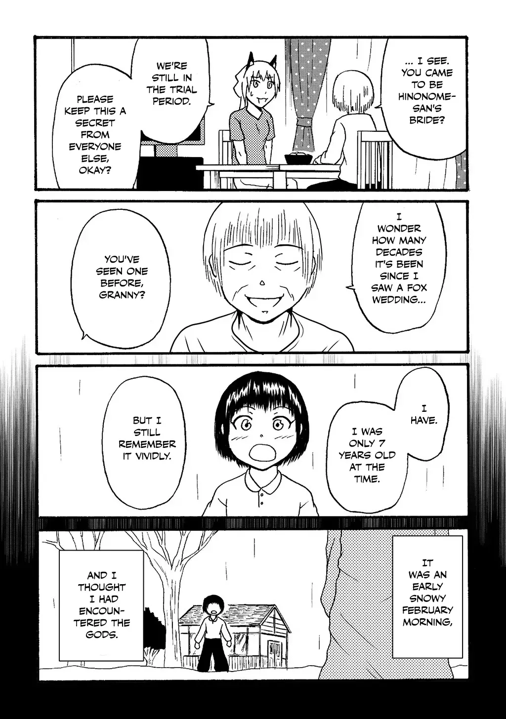Totsugi Okureta Kitsune ga Yome ni Kuru Hanashi Zinmanga X Chapter 25 Page 3