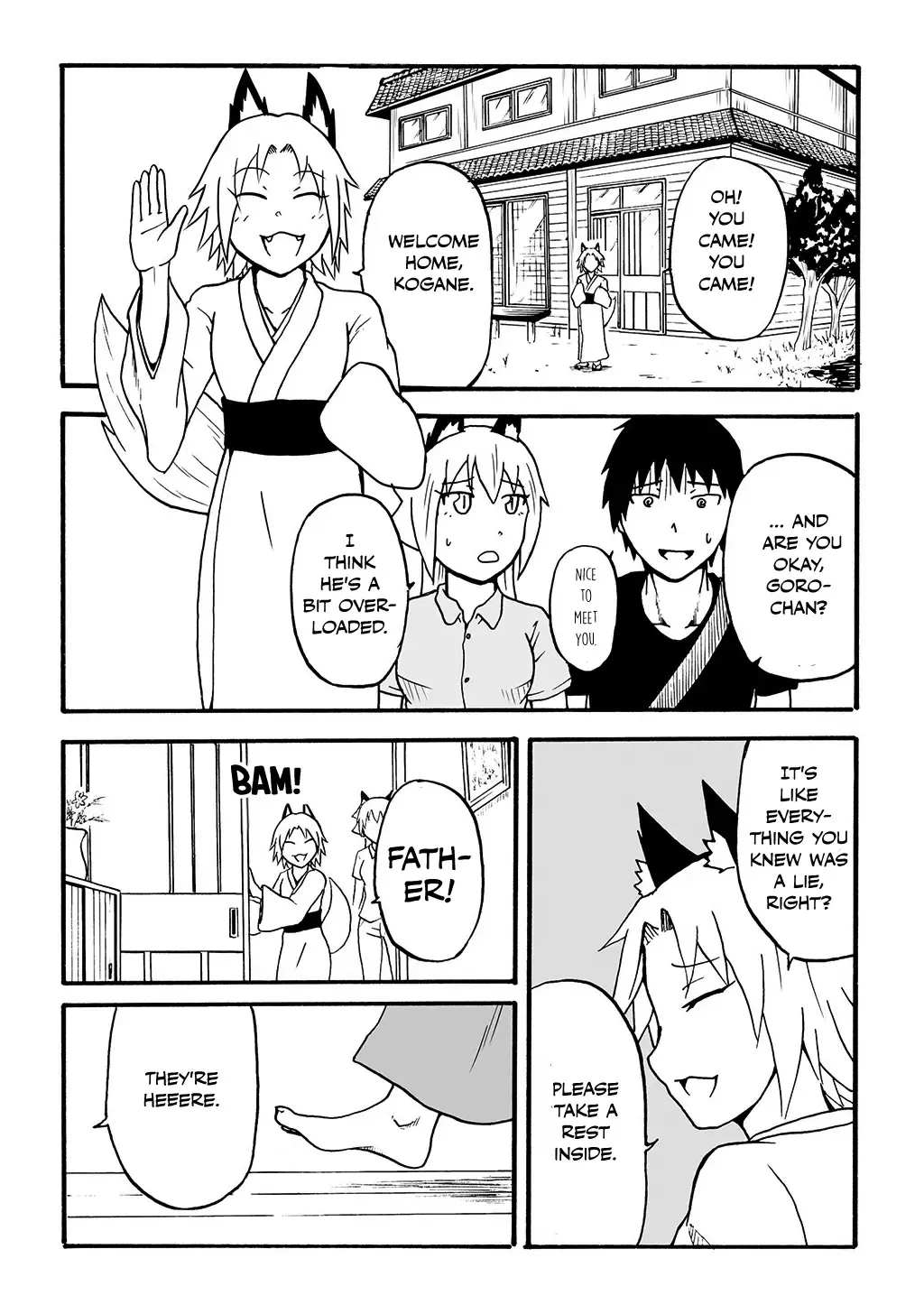 Totsugi Okureta Kitsune ga Yome ni Kuru Hanashi Zinmanga X Chapter 20.2 Page 2