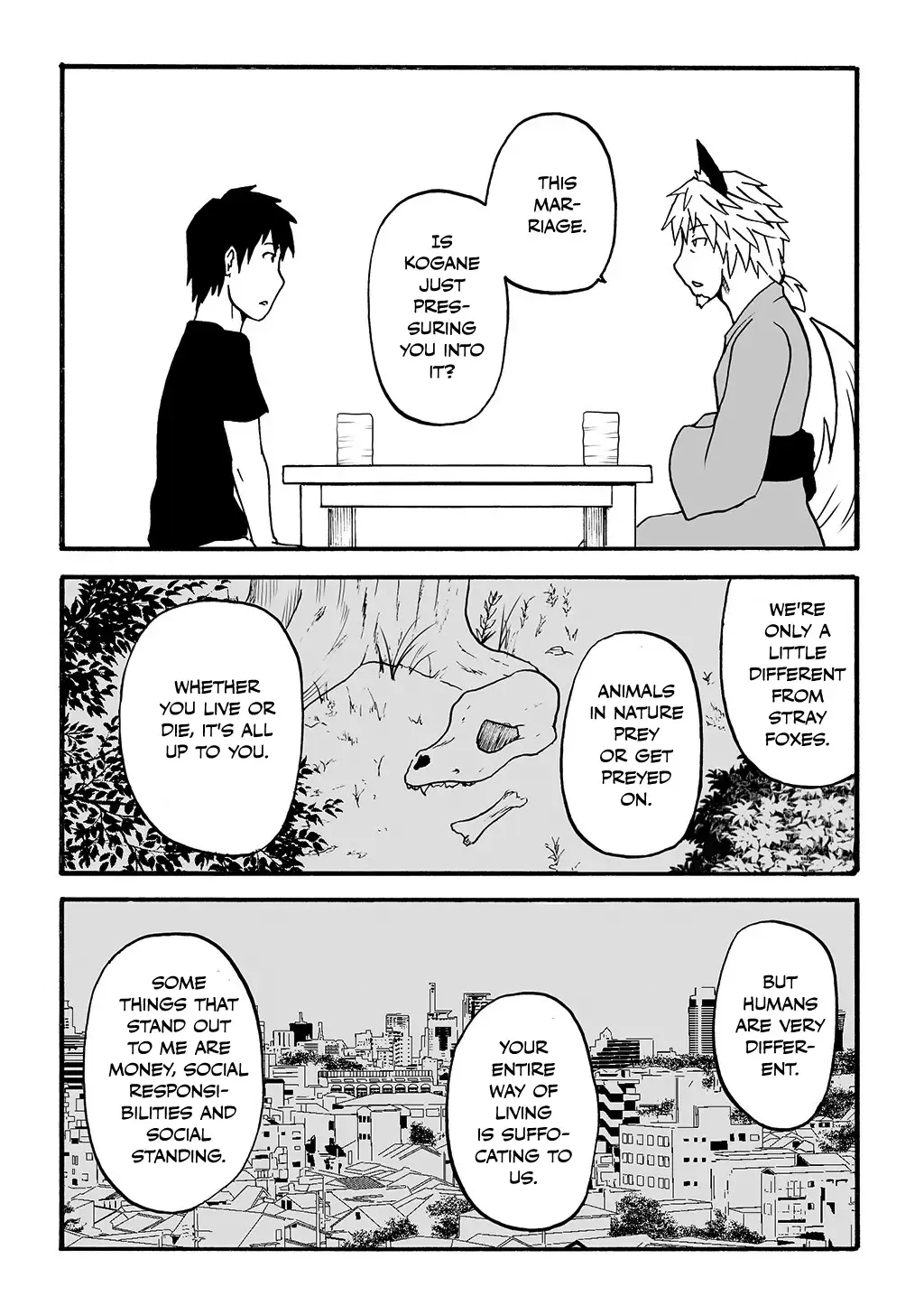 Totsugi Okureta Kitsune ga Yome ni Kuru Hanashi Zinmanga X Chapter 20.2 Page 5