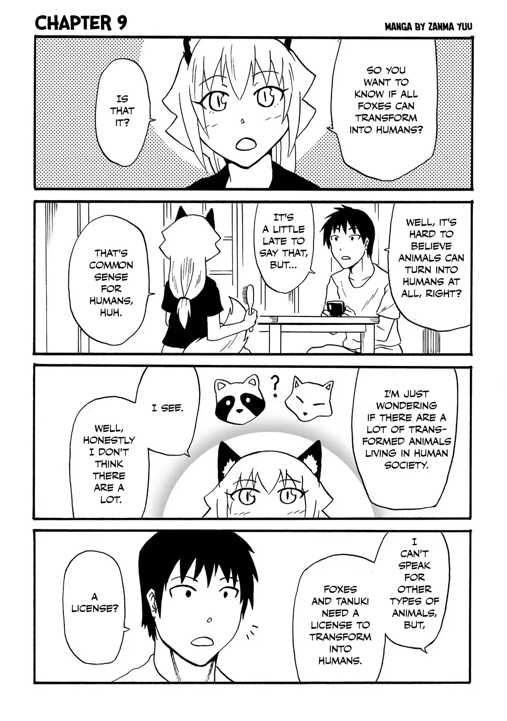 Totsugi Okureta Kitsune ga Yome ni Kuru Hanashi Zinmanga X Chapter 9 Page 1