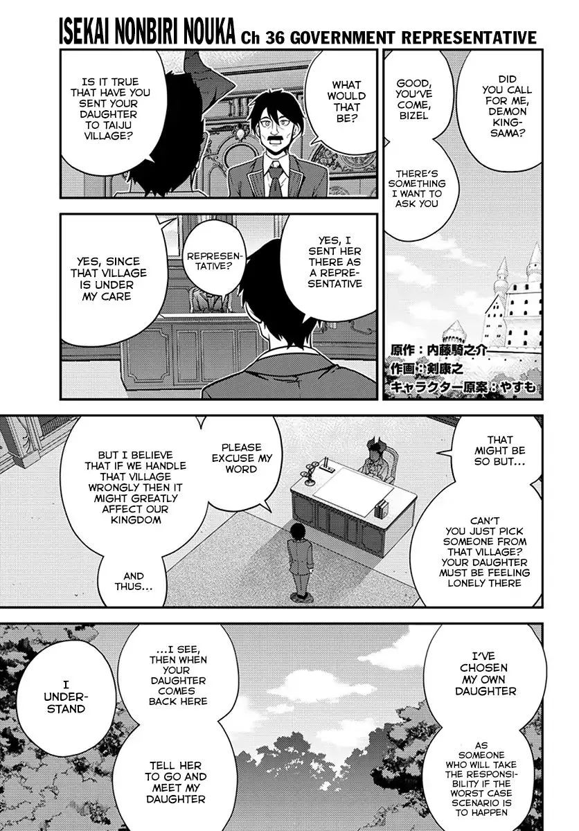 Isekai Nonbiri Nouka Zinmanga X Chapter 36 Page 2
