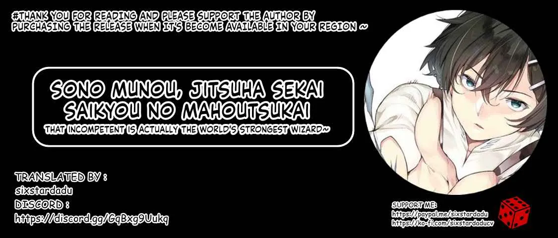 Sono Munou, Jitsuha Sekai Saikyou No Mahoutsukai Zinmanga X Chapter 6 Page 37
