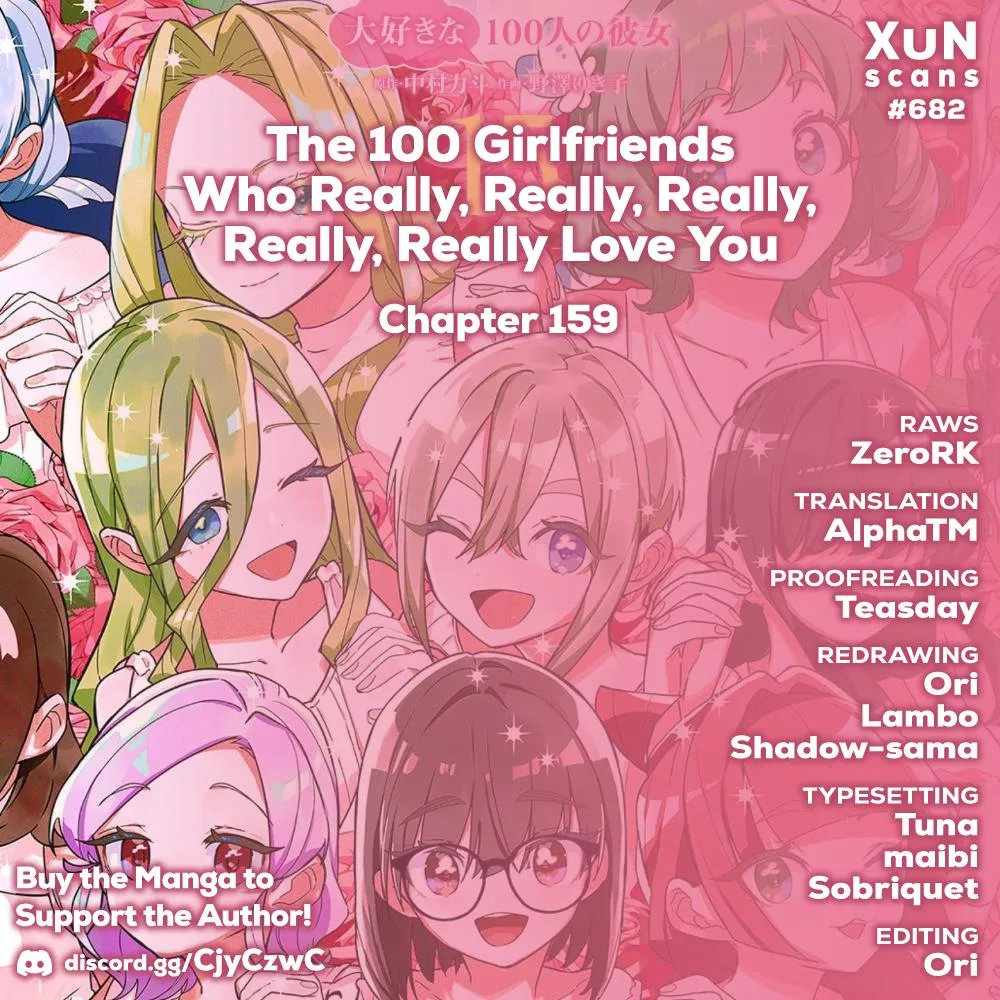 The 100 Girlfriends Who Really, Really, Really, Really, Really Love You Zinmanga X Chapter 159 Page 1