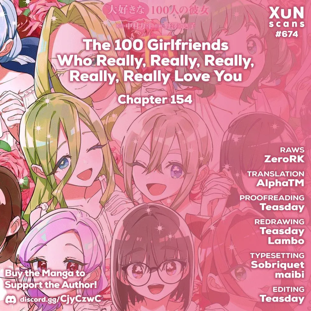 The 100 Girlfriends Who Really, Really, Really, Really, Really Love You Zinmanga X Chapter 154 Page 1