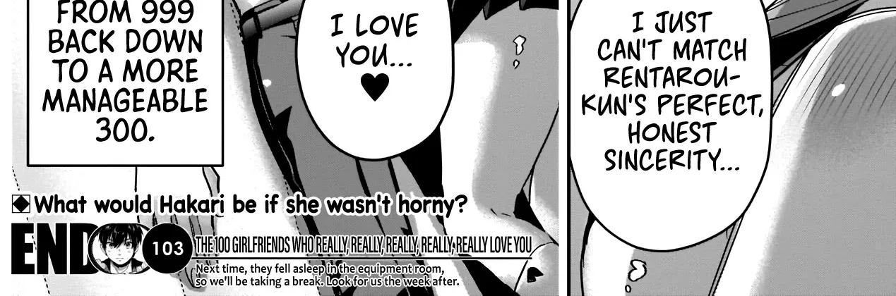 The 100 Girlfriends Who Really, Really, Really, Really, Really Love You Zinmanga X Chapter 103 Page 41