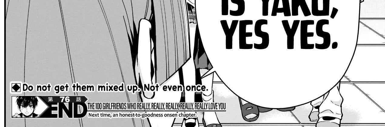 The 100 Girlfriends Who Really, Really, Really, Really, Really Love You Zinmanga X Chapter 77 Page 43