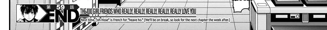 The 100 Girlfriends Who Really, Really, Really, Really, Really Love You Zinmanga X Chapter 59 Page 41