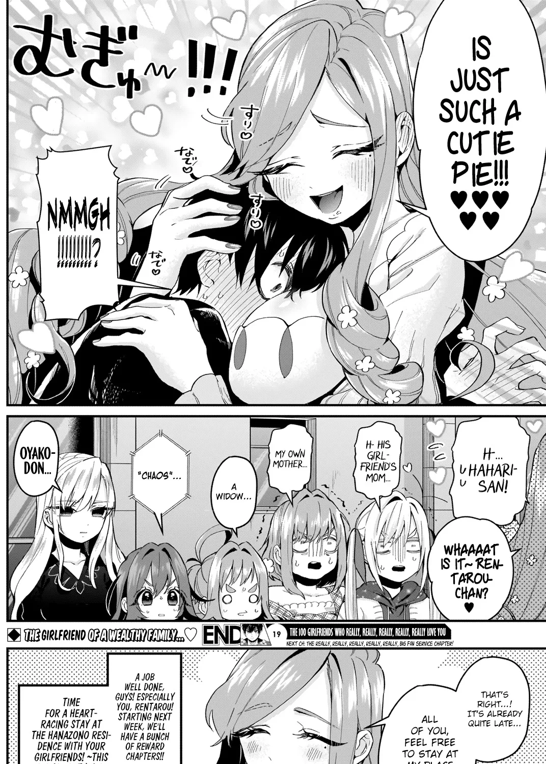 The 100 Girlfriends Who Really, Really, Really, Really, Really Love You Zinmanga X Chapter 19 Page 40