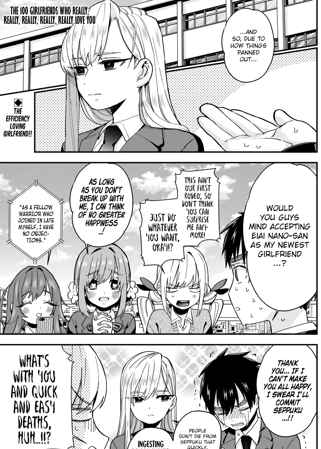 The 100 Girlfriends Who Really, Really, Really, Really, Really Love You Zinmanga X Chapter 8 Page 1
