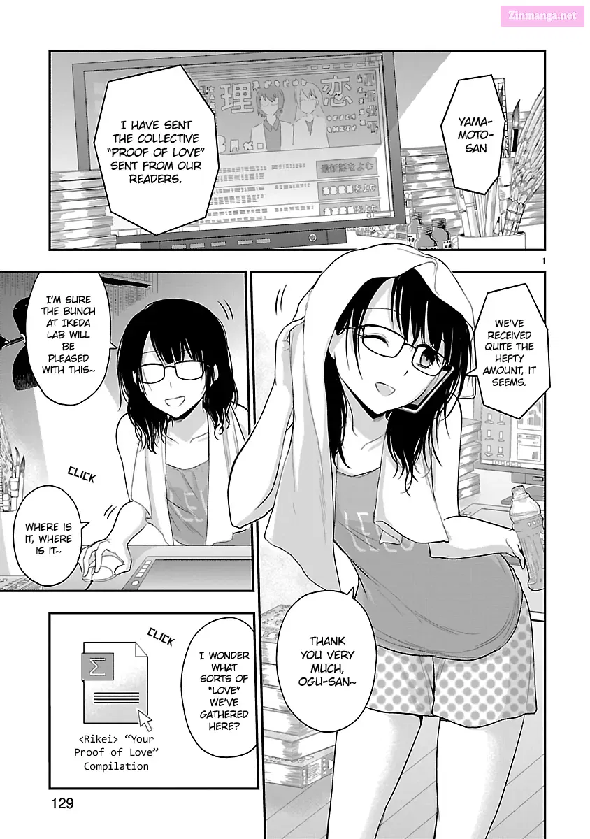 Rikei ga Koi ni Ochita no de Shoumei shitemita. Zinmanga X Chapter 40 Page 1