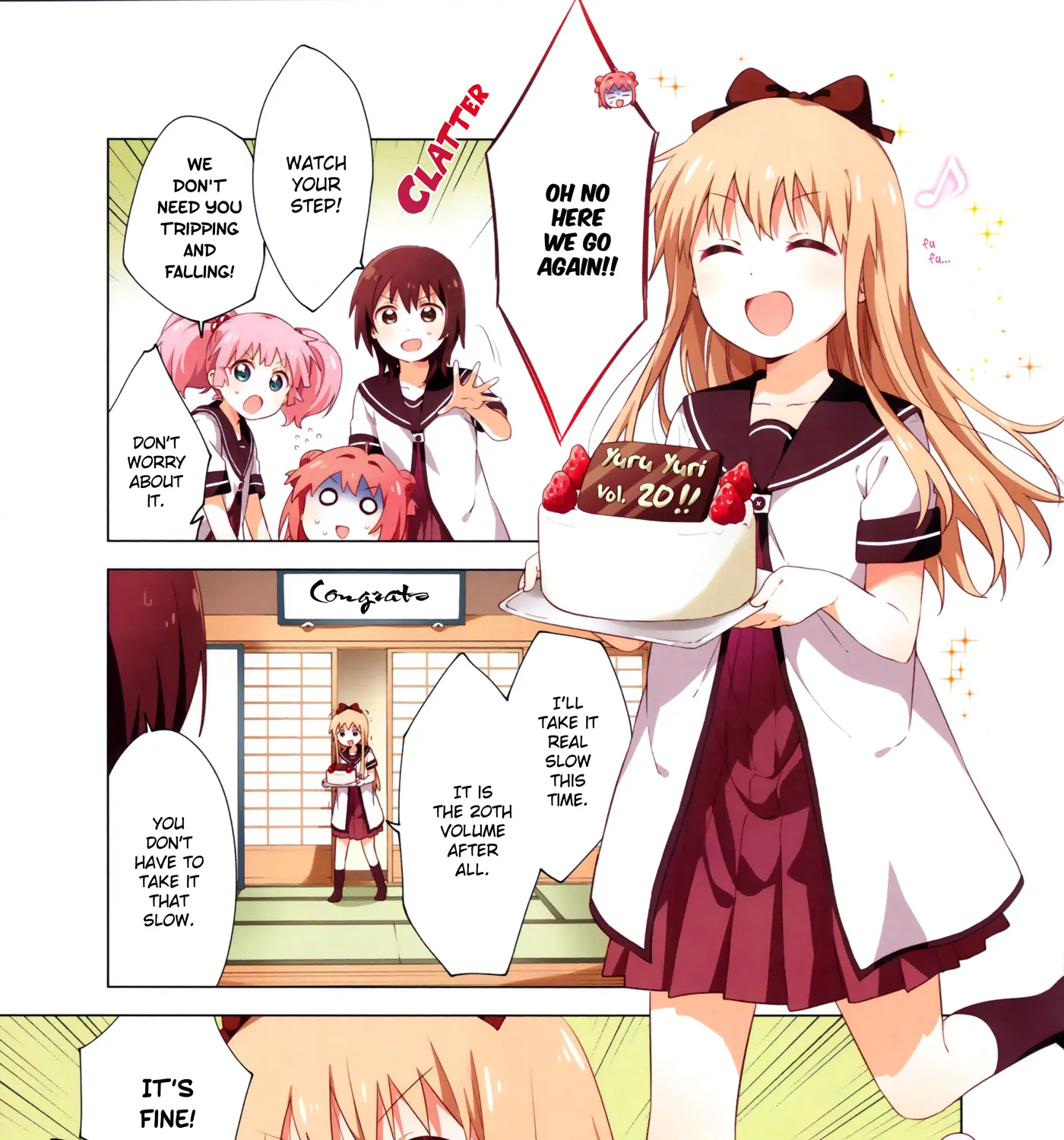 Yuru Yuri Zinmanga X Chapter 168.8 Page 9