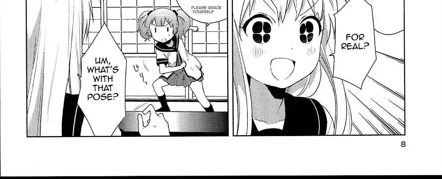 Yuru Yuri Zinmanga X Chapter 52.1 Page 8