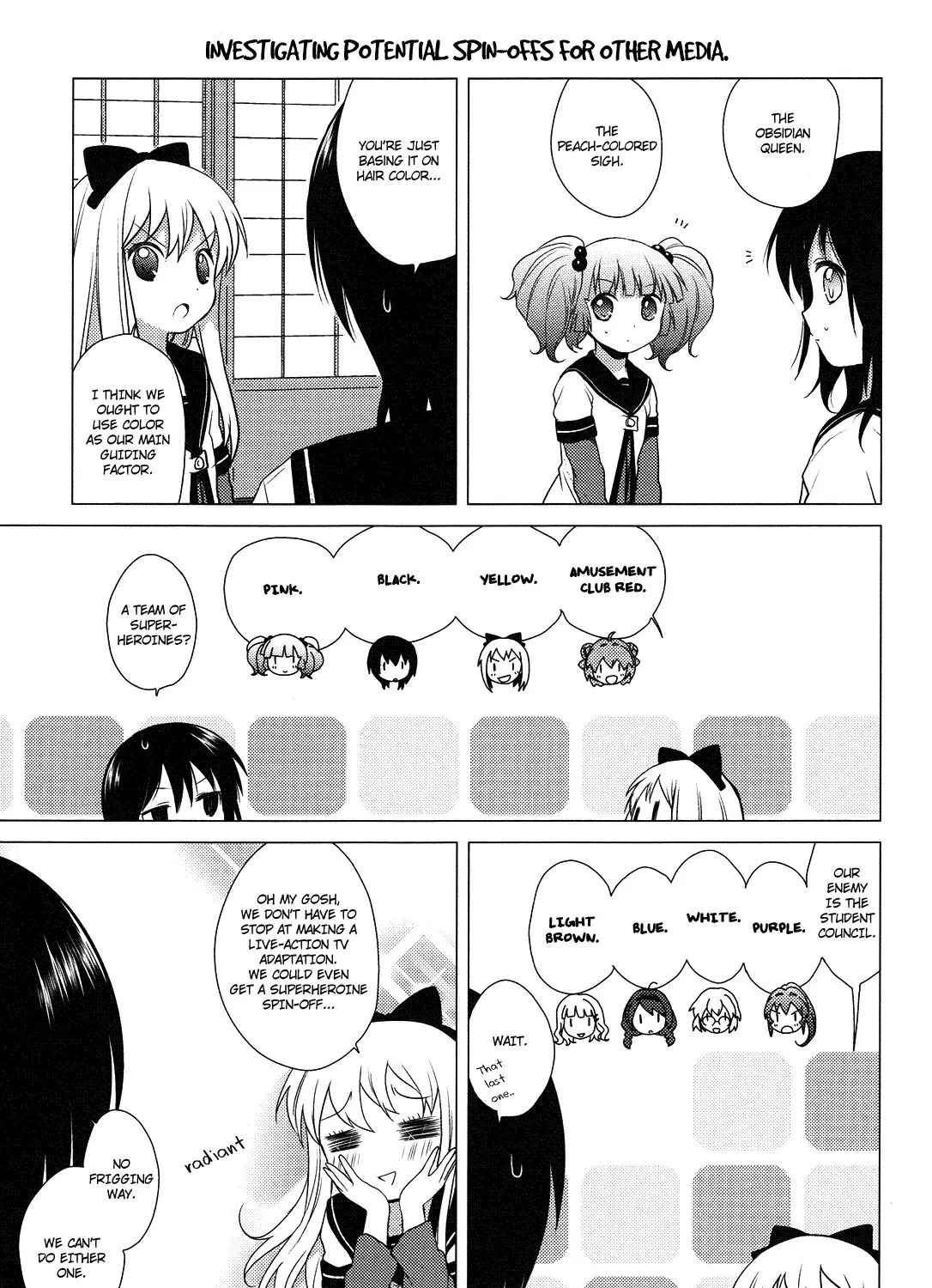 Yuru Yuri Zinmanga X Chapter 25 Page 17