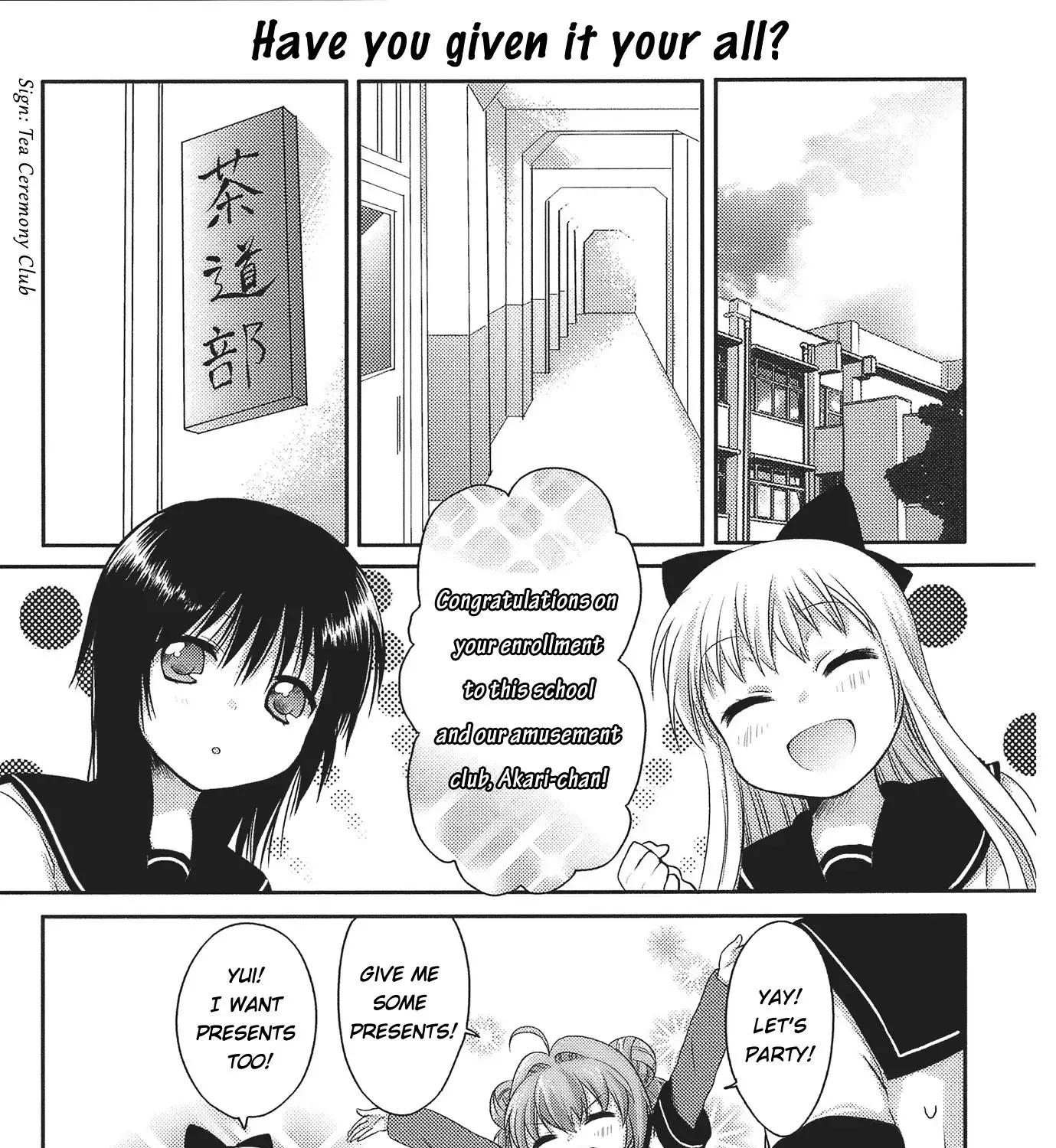 Yuru Yuri Zinmanga X Chapter 1 Page 1