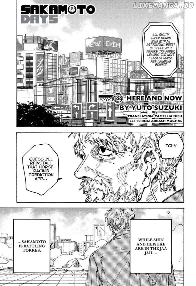 Sakamoto Days Zinmanga X Chapter 188 Page 1
