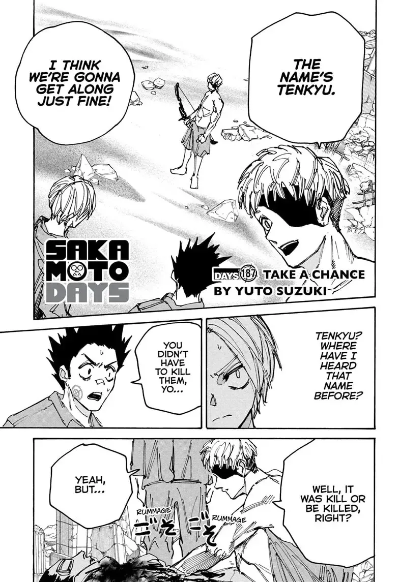 Sakamoto Days Zinmanga X Chapter 187 Page 1