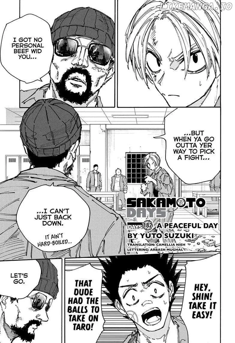 Sakamoto Days Zinmanga X Chapter 182 Page 2