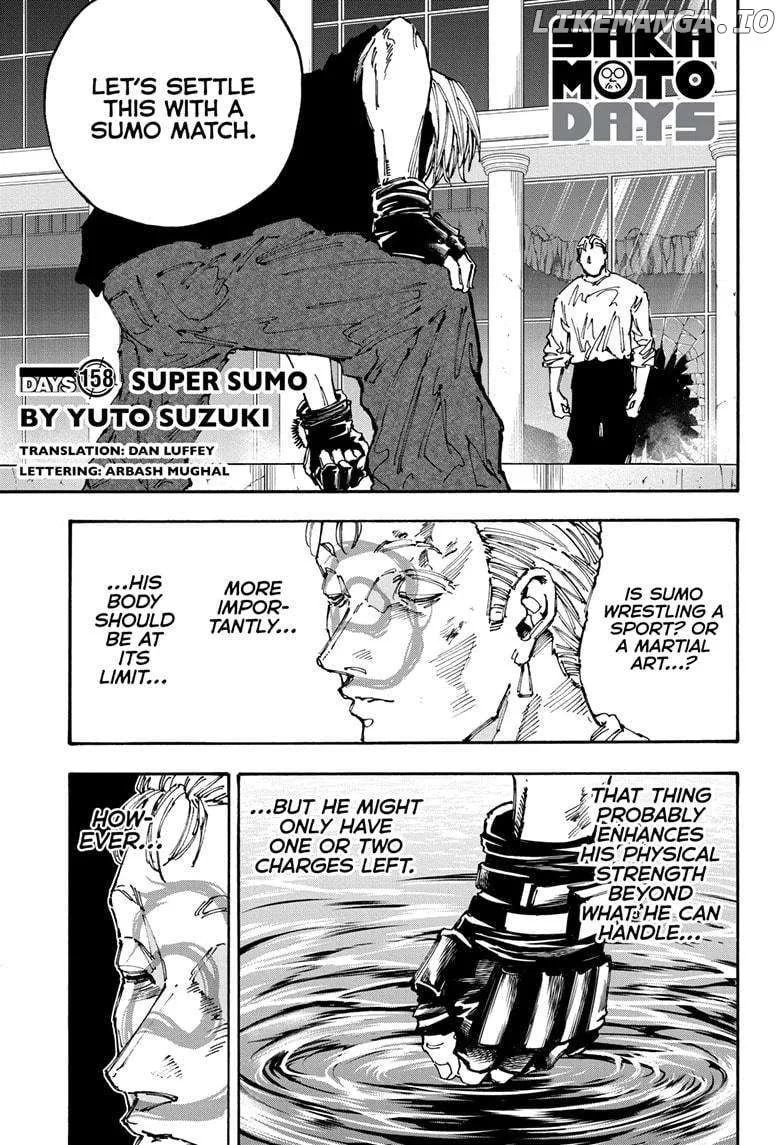 Sakamoto Days Zinmanga X Chapter 158 Page 2