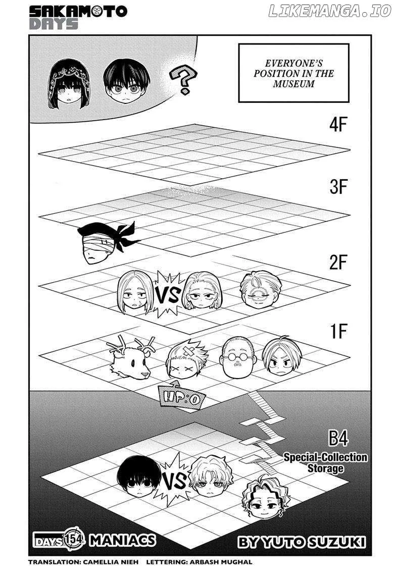 Sakamoto Days Zinmanga X Chapter 154 Page 2