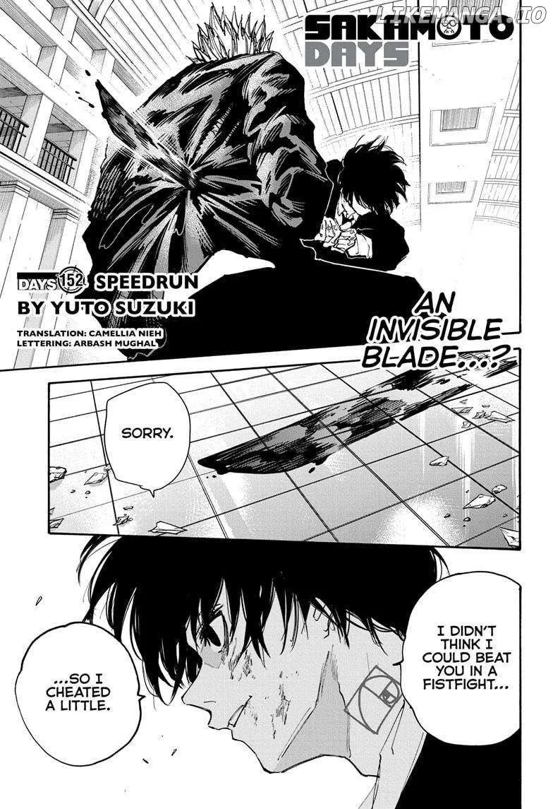Sakamoto Days Zinmanga X Chapter 152 Page 1