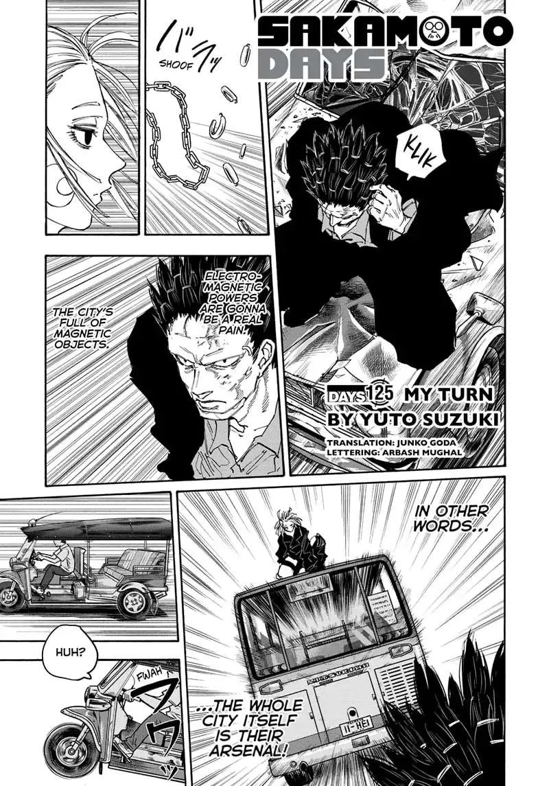 Sakamoto Days Zinmanga X Chapter 125 Page 1