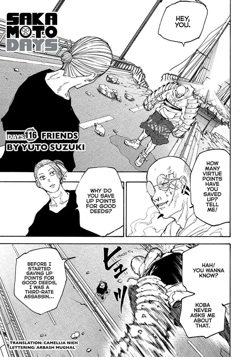 Sakamoto Days Zinmanga X Chapter 116 Page 1