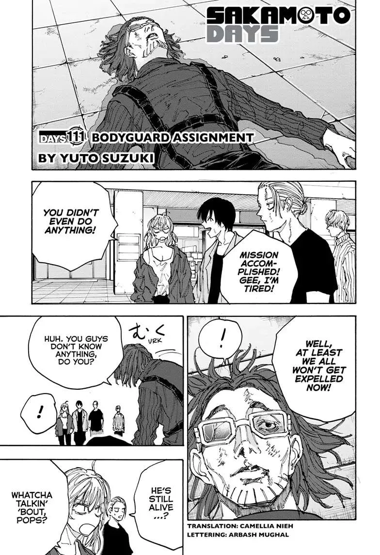 Sakamoto Days Zinmanga X Chapter 111 Page 2