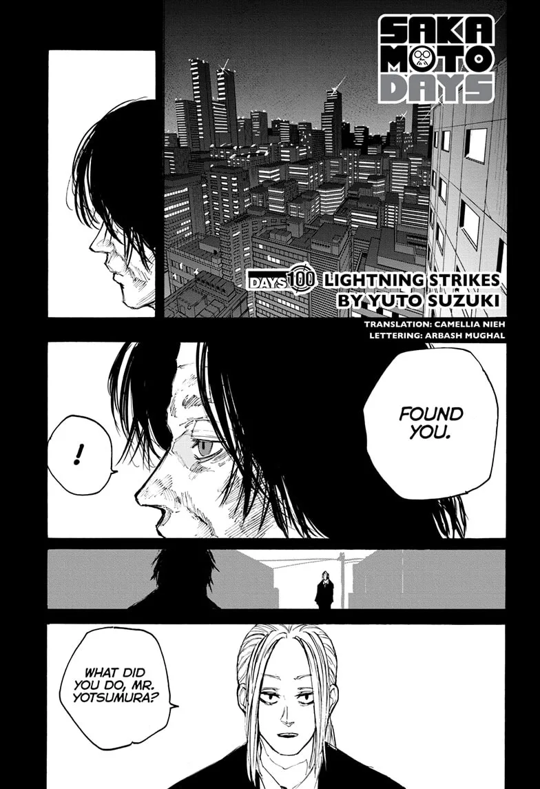 Sakamoto Days Zinmanga X Chapter 100 Page 1