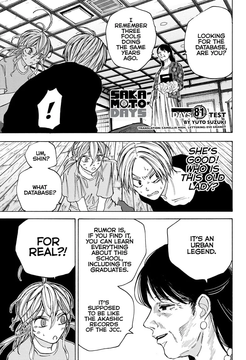 Sakamoto Days Zinmanga X Chapter 81 Page 1