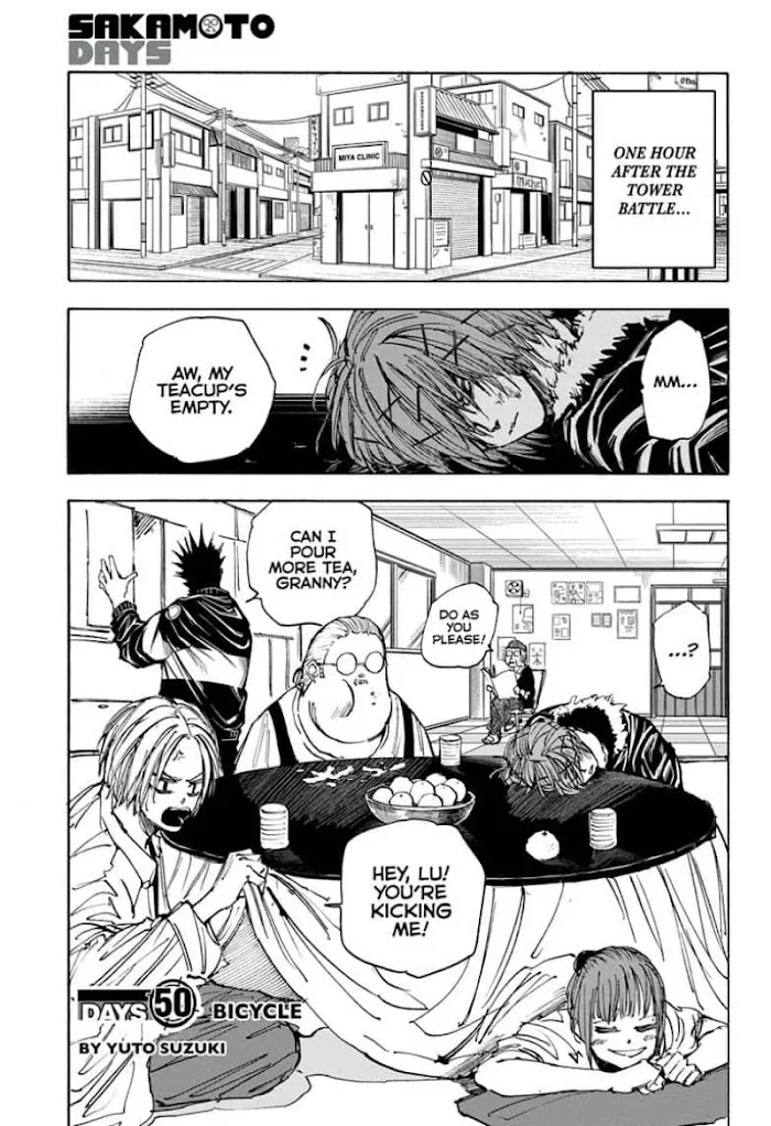 Sakamoto Days Zinmanga X Chapter 50 Page 1