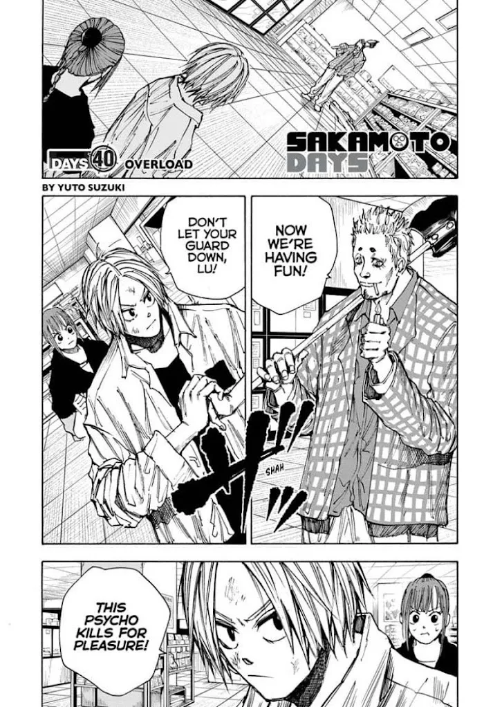 Sakamoto Days Zinmanga X Chapter 40 Page 1
