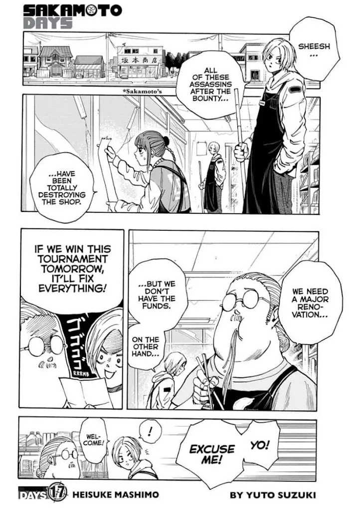 Sakamoto Days Zinmanga X Chapter 17 Page 2