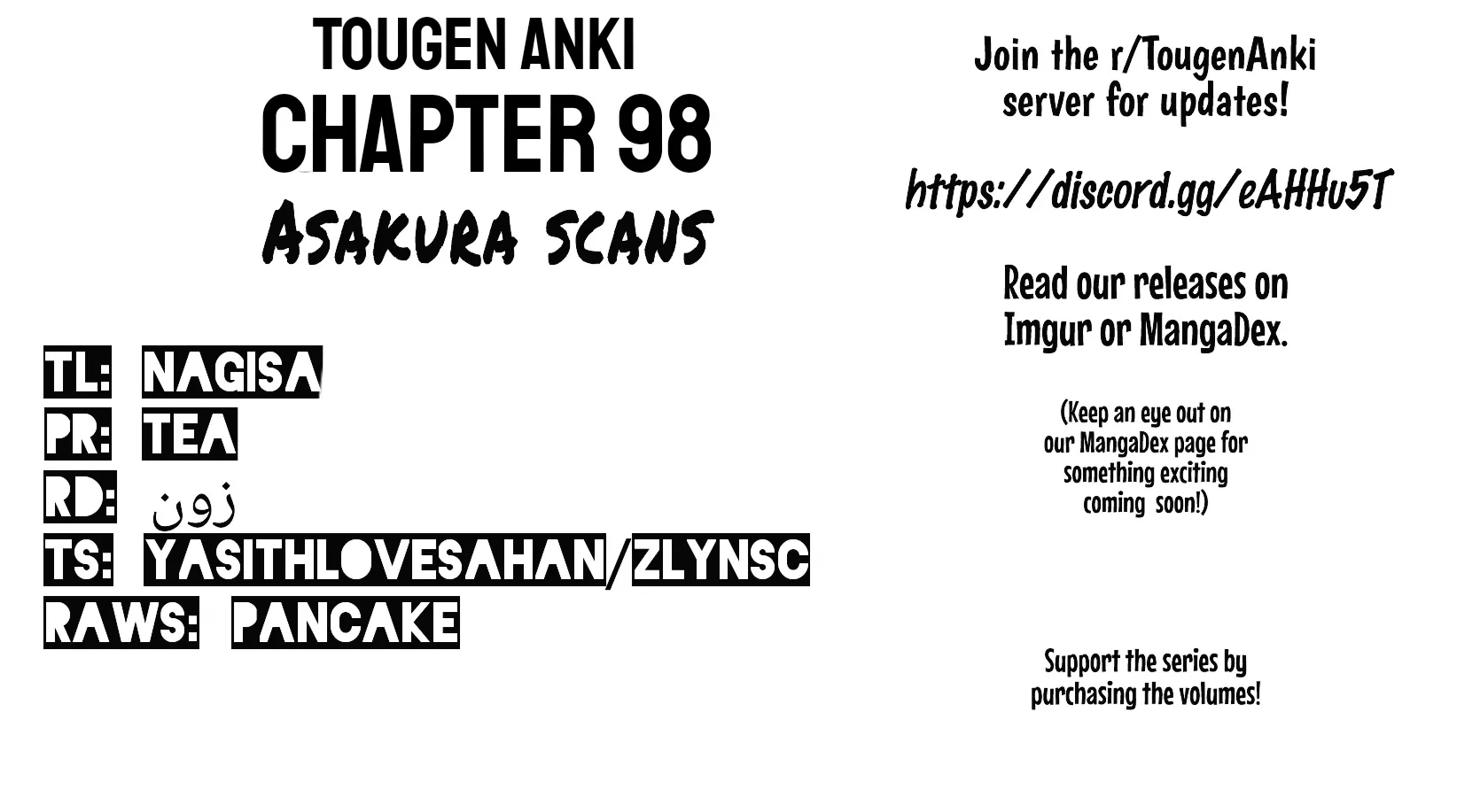 Tougen Anki Zinmanga X Chapter 98 Page 40