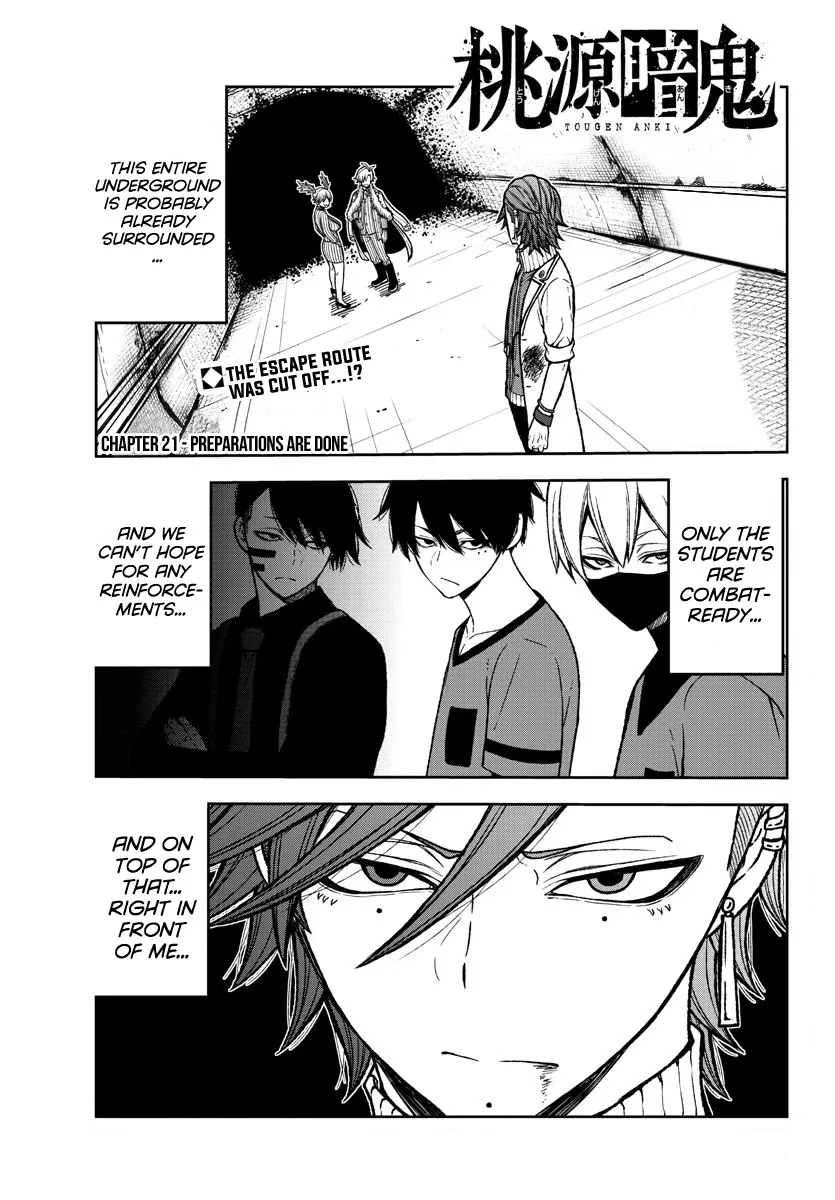 Tougen Anki Zinmanga X Chapter 21 Page 1