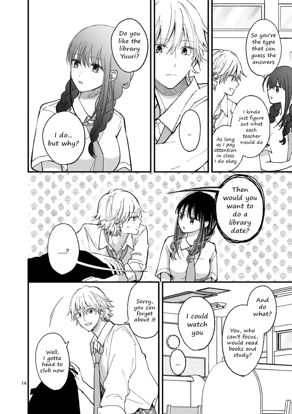 Tsurenai Kanojo no Hitorijime Zinmanga X Chapter 12.1 Page 14