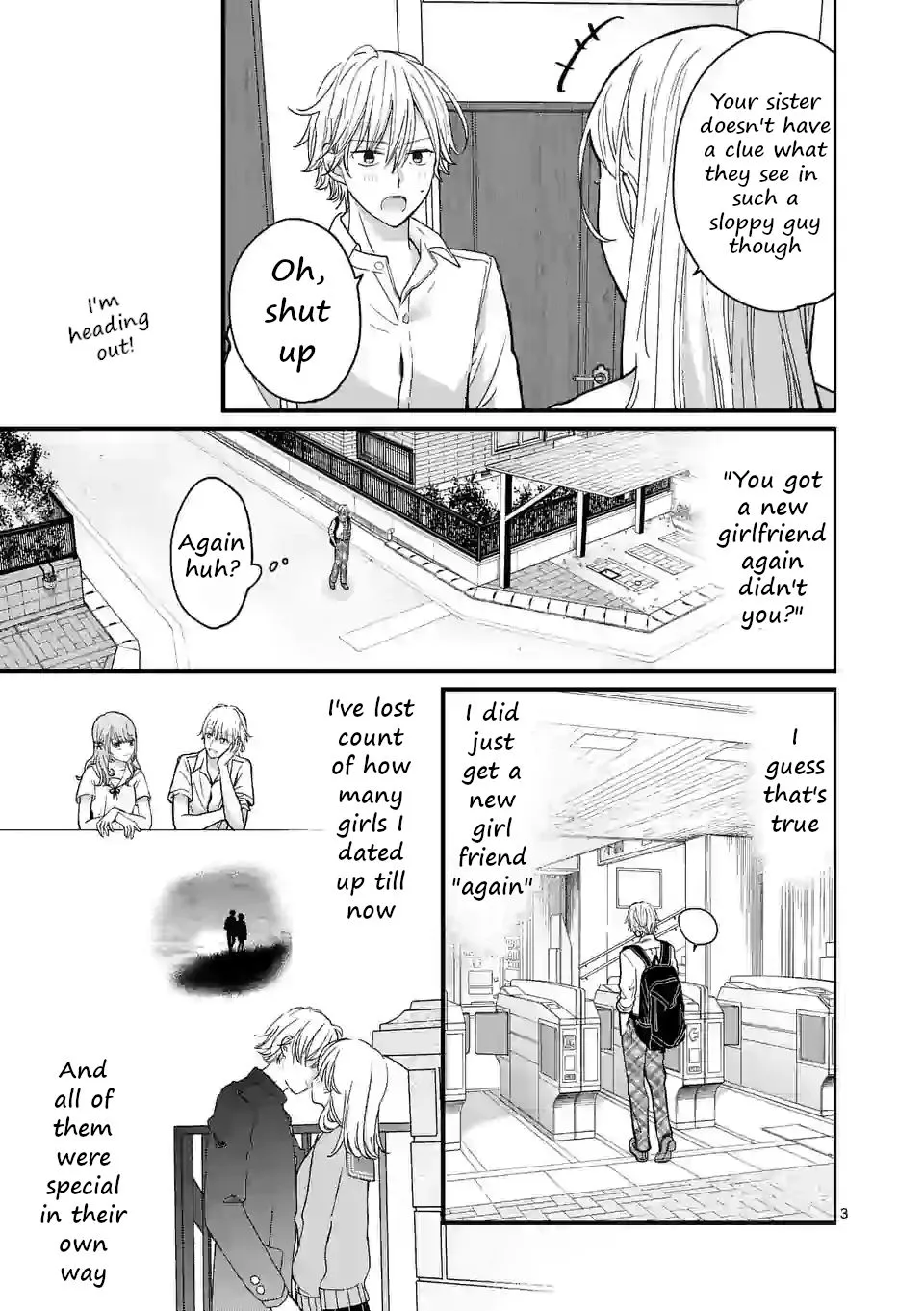 Tsurenai Kanojo no Hitorijime Zinmanga X Chapter 4.1 Page 3