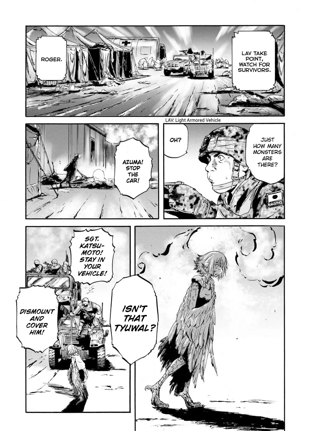 Gate - Jietai Kare No Chi Nite, Kaku Tatakeri Zinmanga X Chapter 138 Page 11
