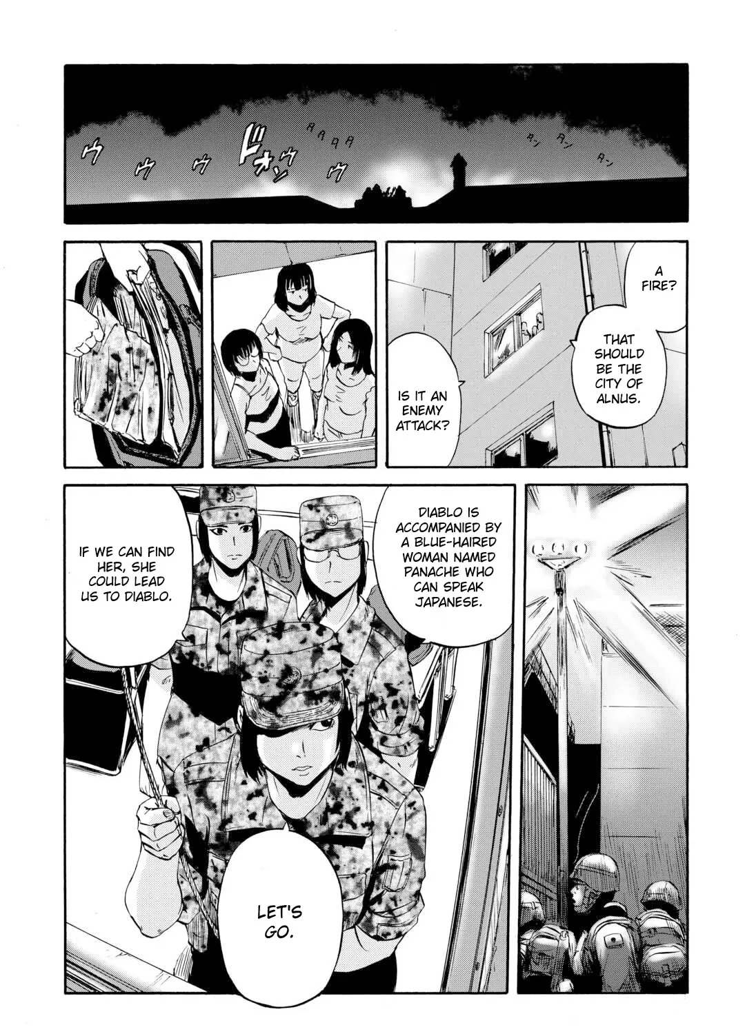 Gate - Jietai Kare No Chi Nite, Kaku Tatakeri Zinmanga X Chapter 136 Page 63