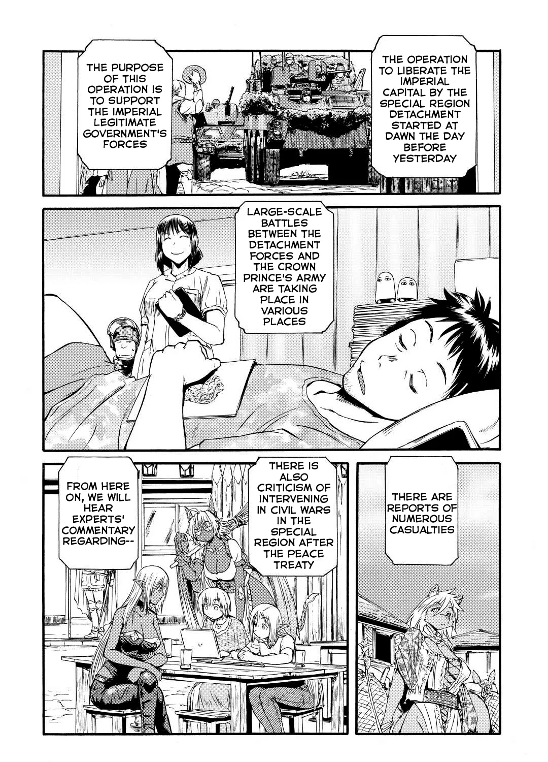 Gate - Jietai Kare No Chi Nite, Kaku Tatakeri Zinmanga X Chapter 116 Page 21