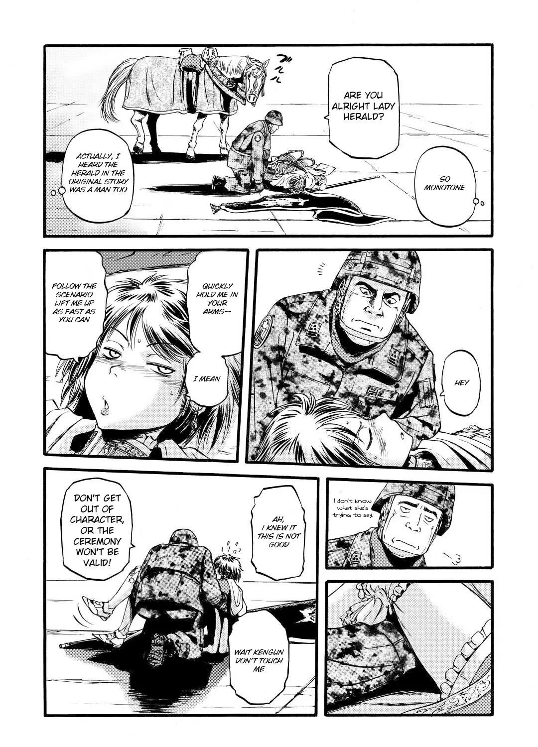 Gate - Jietai Kare No Chi Nite, Kaku Tatakeri Zinmanga X Chapter 111 Page 61