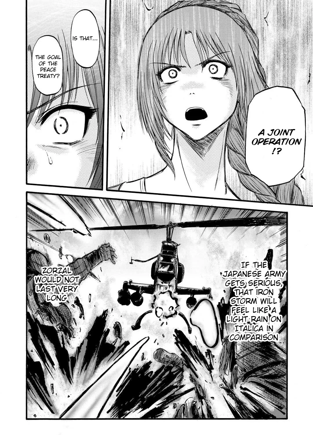 Gate - Jietai Kare No Chi Nite, Kaku Tatakeri Zinmanga X Chapter 110 Page 59