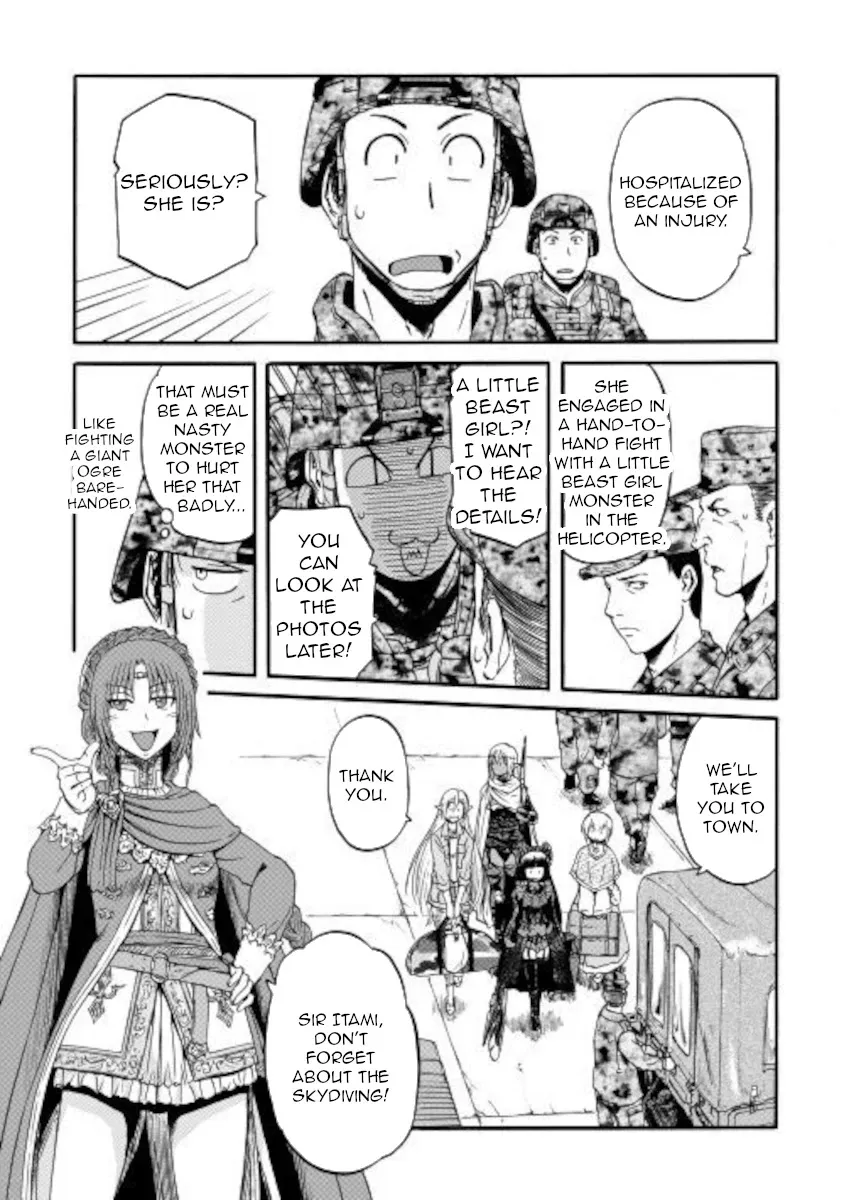 Gate - Jietai Kare No Chi Nite, Kaku Tatakeri Zinmanga X Chapter 102 Page 11