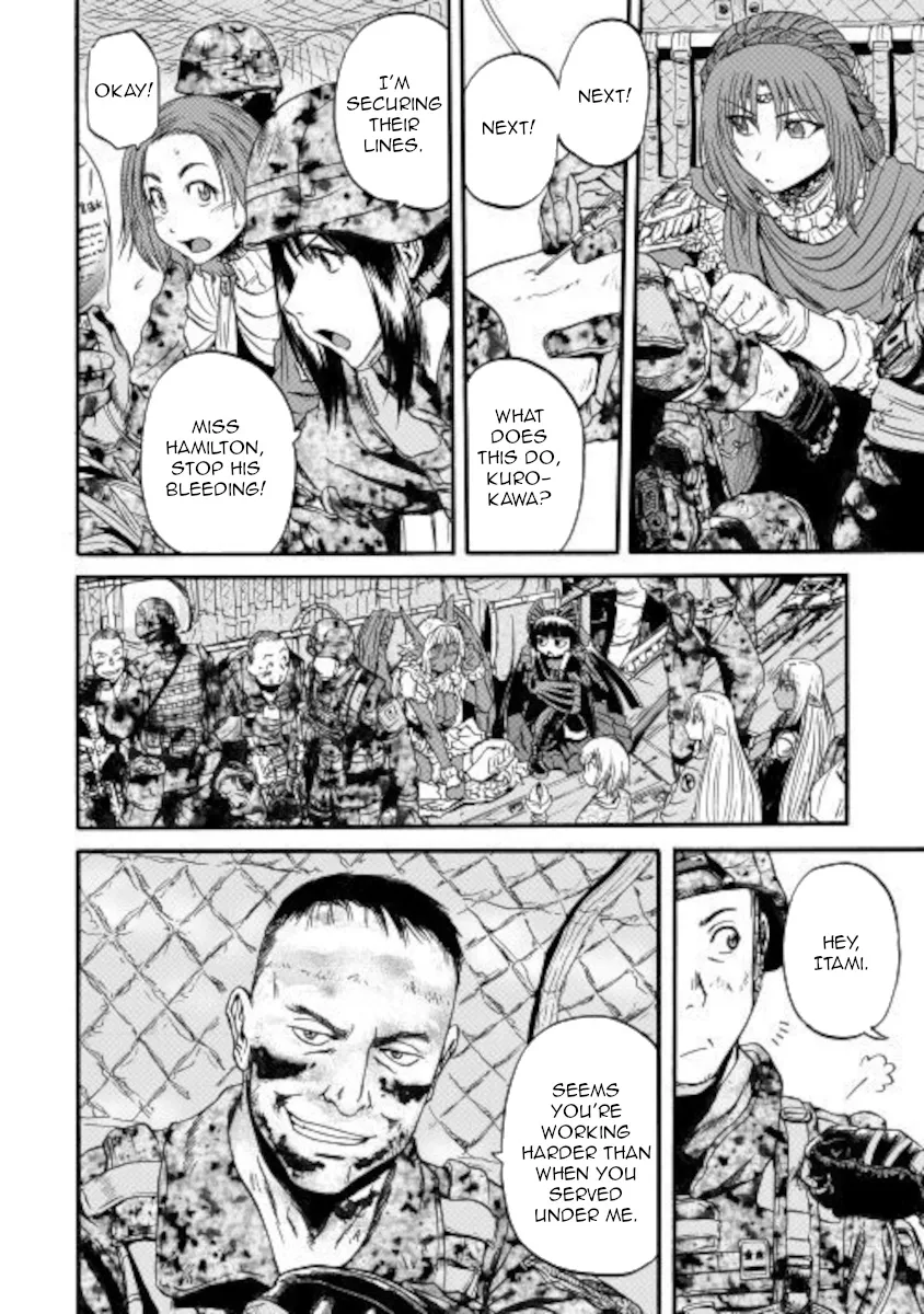 Gate - Jietai Kare No Chi Nite, Kaku Tatakeri Zinmanga X Chapter 101.2 Page 14