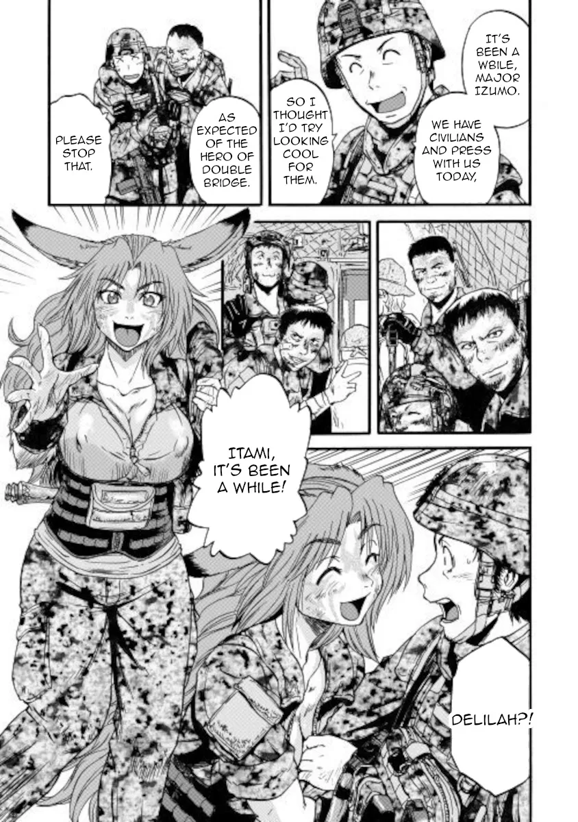 Gate - Jietai Kare No Chi Nite, Kaku Tatakeri Zinmanga X Chapter 101.2 Page 15