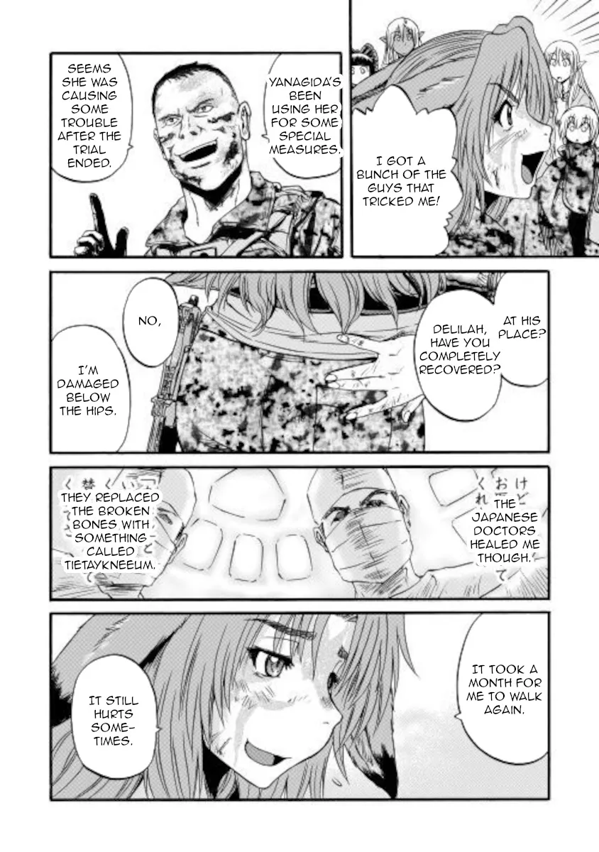Gate - Jietai Kare No Chi Nite, Kaku Tatakeri Zinmanga X Chapter 101.2 Page 16