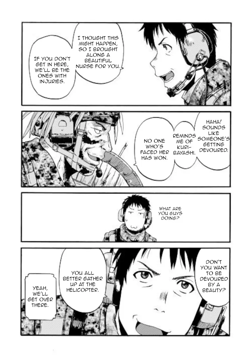 Gate - Jietai Kare No Chi Nite, Kaku Tatakeri Zinmanga X Chapter 101.1 Page 9