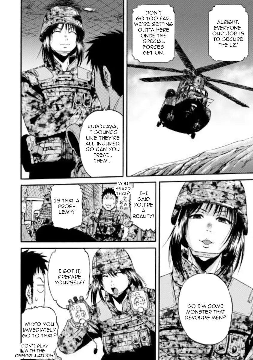 Gate - Jietai Kare No Chi Nite, Kaku Tatakeri Zinmanga X Chapter 101.1 Page 10
