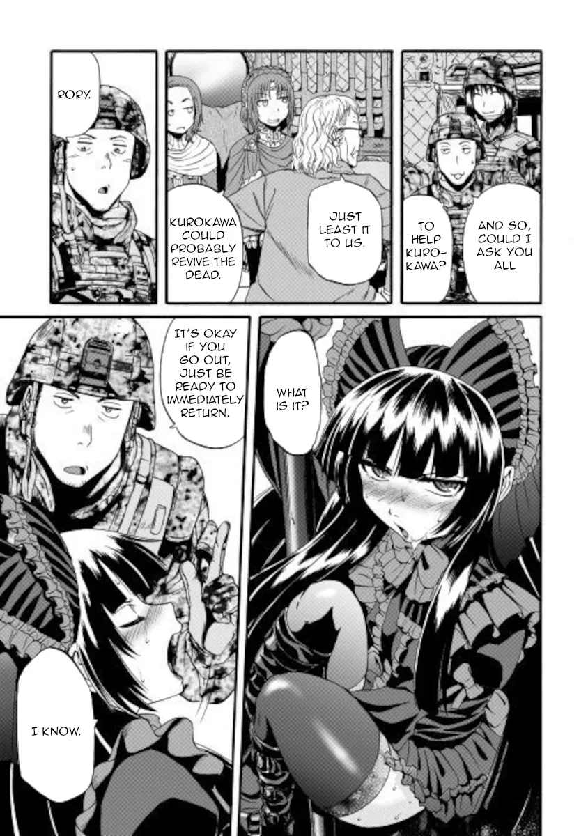 Gate - Jietai Kare No Chi Nite, Kaku Tatakeri Zinmanga X Chapter 101.1 Page 11